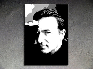 Popart schilderij Bono – U2