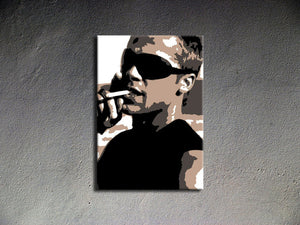 Popart schilderij Brad Pitt