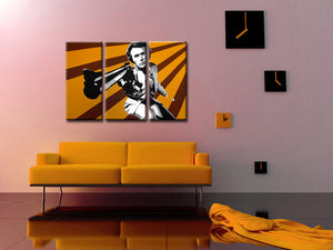 Popart schilderij Clint Eastwood 1
