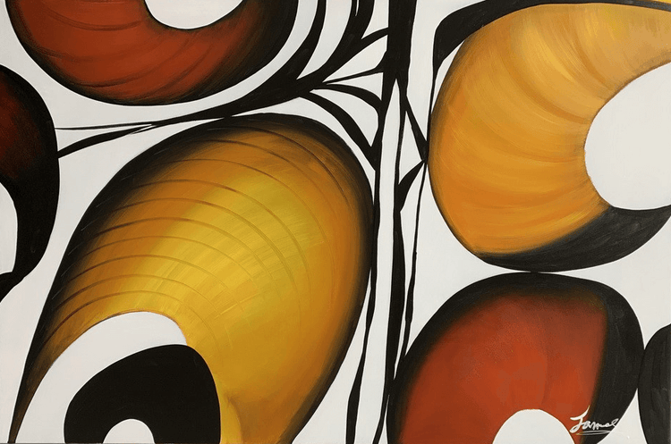 Olieverf schilderij Celestra 120x80