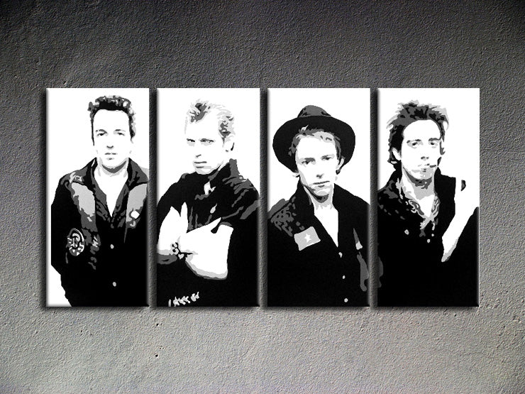 Popart schilderij Clash