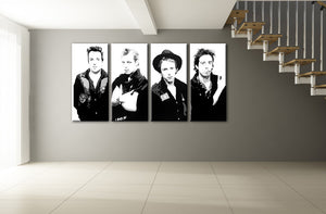 Popart schilderij Clash