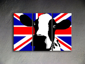 Popart schilderij Cow 2