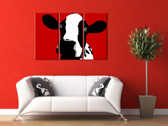 Popart schilderij Cow 1