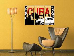Popart schilderij Cuba