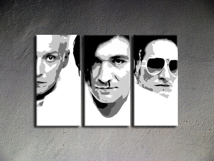 Popart schilderij Die Ärzte 3 delig