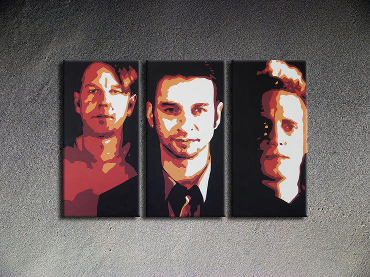 Popart schilderij Depeche Mode 3 delig