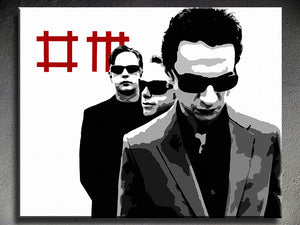 Popart schilderij Depeche Mode 2
