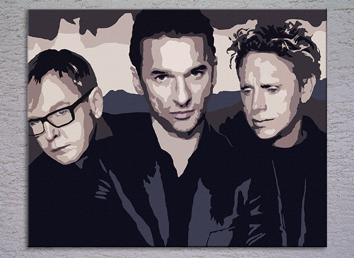 Popart schilderij Depeche Mode 3