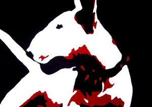 Popart schilderij Dog