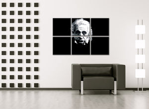 Popart schilderij Albert Einstein