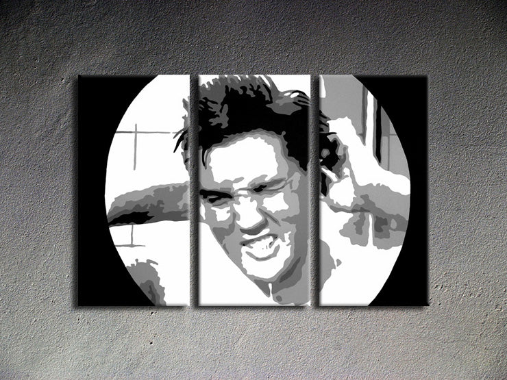 Popart schilderij ELvis Presley 2