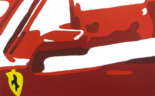 Popart schilderij Ferrari F40