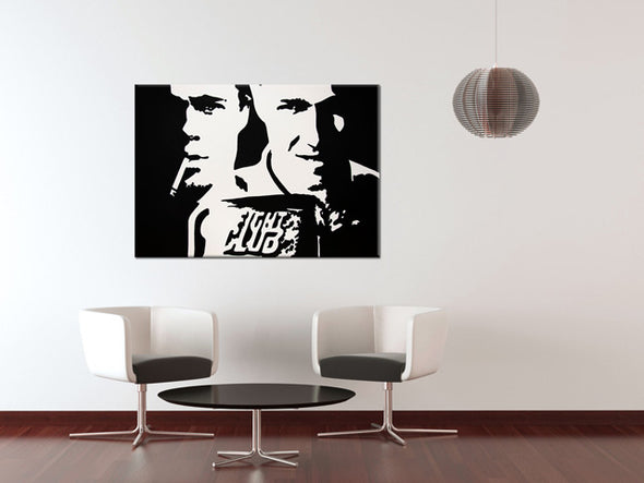 Popart schilderij Fight Club