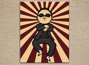 Popart schilderij Gangman Style