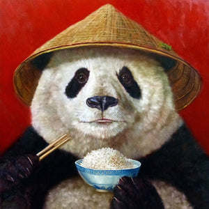 Plexiglas schilderij Panda
