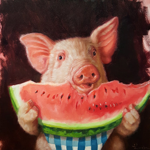 Plexiglas schilderij Pig Out