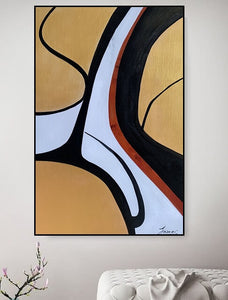 Olieverf schilderij Highlight 120x80