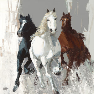 Plexiglas schilderij Les chevaux I