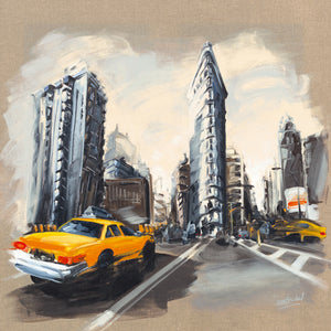 Plexiglas schilderij New York - Flatiron Building