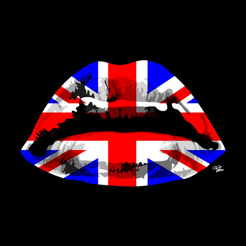 Plexiglas schilderij England Kiss
