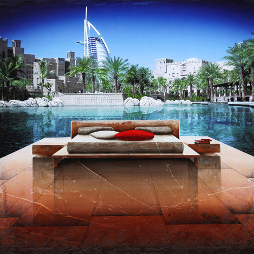 Plexiglas schilderij Beautiful View of Dubaï