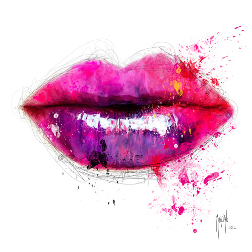 Plexiglas schilderij Color of Kiss