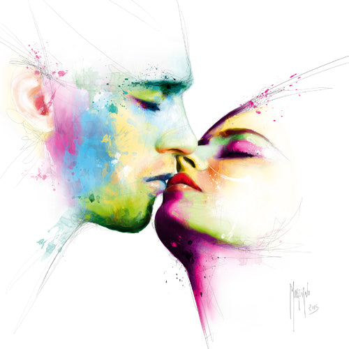 Plexiglas schilderij Le baiser