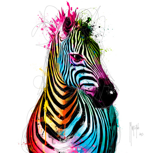 Plexiglas schilderij Zebra Pop
