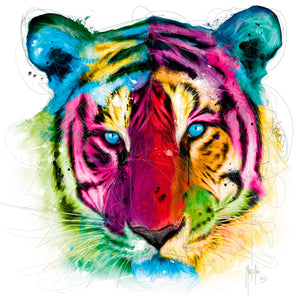 Plexiglas schilderij Tiger Pop