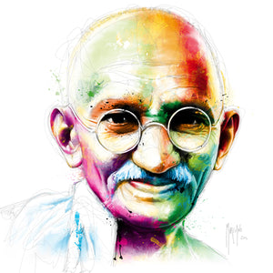 Plexiglas schilderij Gandhi - I am Love