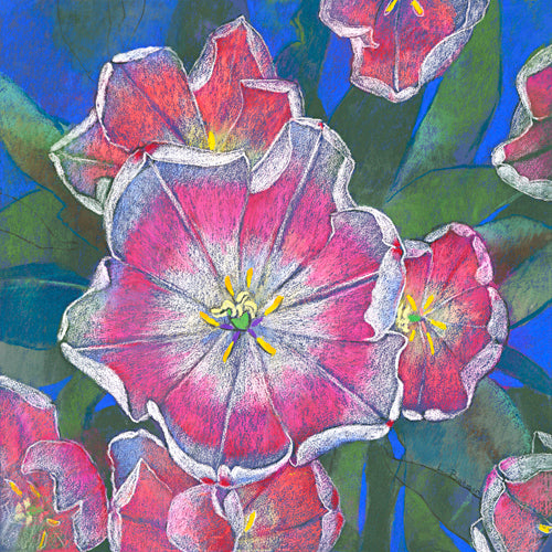 Plexiglas schilderij Blumen 3