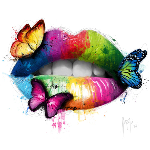 Plexiglas schilderij Butterfly Kiss