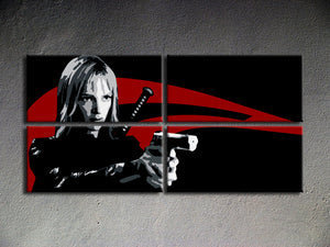 Popart schilderij Kill Bill