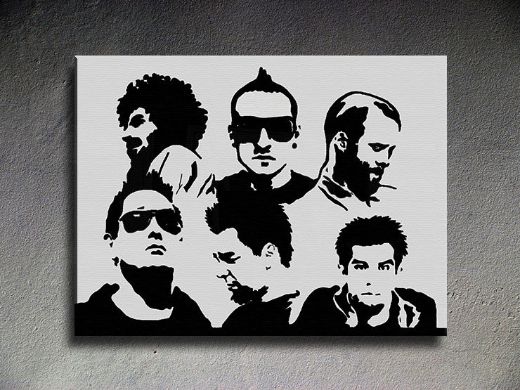 Popart schilderij Linkin Park 1