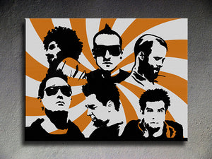 Popart schilderij Linkin Park 2