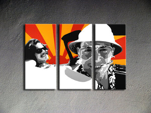 Popart schilderij Fear and Loathing in Las Vegas 2