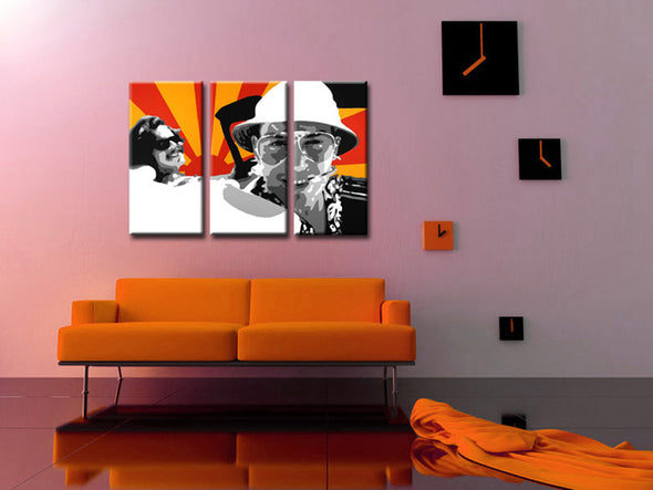 Popart schilderij Fear and Loathing in Las Vegas 2