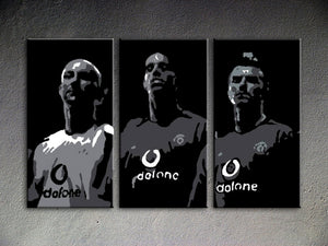 Popart schilderij Manchester United 3 delig