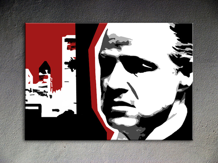 Popart schilderij Marlon Brando 2