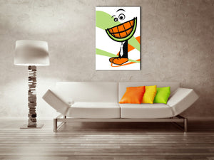 Popart schilderij Melon