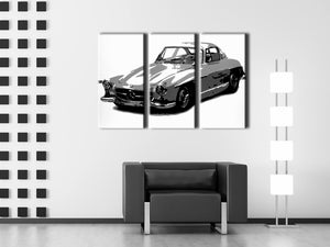 Popart schilderij Mercedes SL300