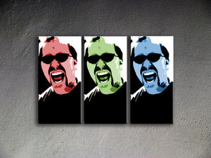 Popart schilderij Metallica 1