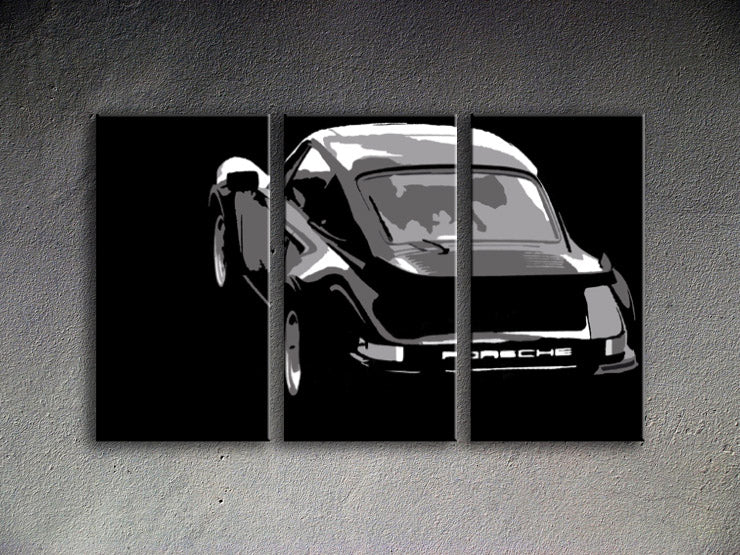 Popart schilderij Porsche 911 4