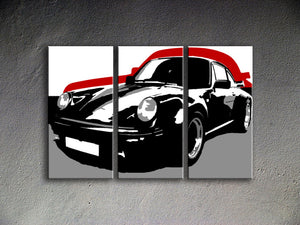 Popart schilderij Porsche 911 5