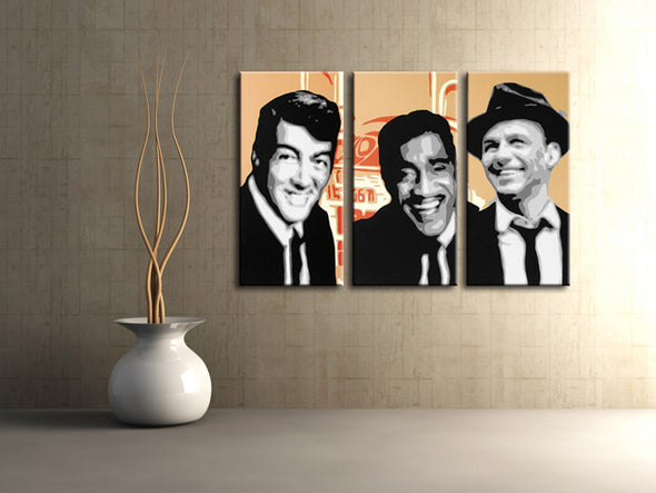 Popart schilderij Rat Pack 3