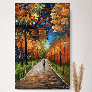 Olieverf schilderij Hyde Park 80x120